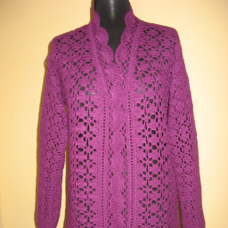 Жакет крючком
