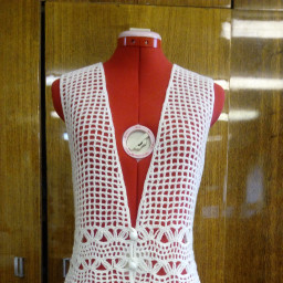 Жилетка "Снежная, но нежная"