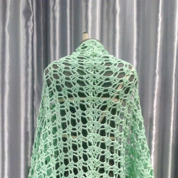 Шаль салатовая