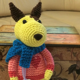 Собакен-Питбуль вязаный