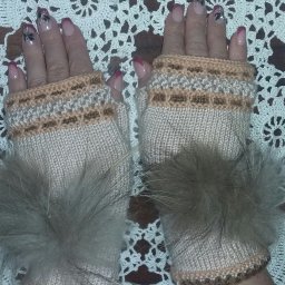 Вяжем митенки.