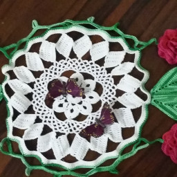 Салфетка с розами