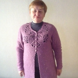 Летнее пальто крючком