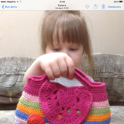 Детская сумочка  крючком