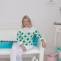 Блуза крючком