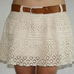 Юбки крючком схемы