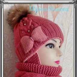 Шапки снуды варежки