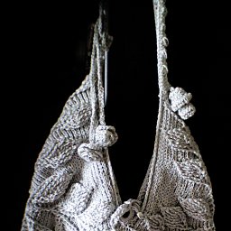 Сумка экспериментальная с листиками.