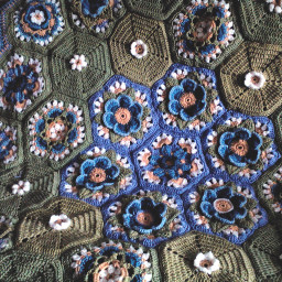 Плед крючком  НА КОНКУРС