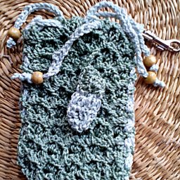 Сумка из пряжи макраме