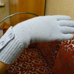 Перчатки крючком