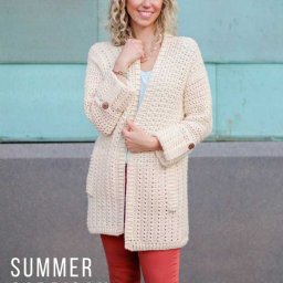 Летний кардиган крючком