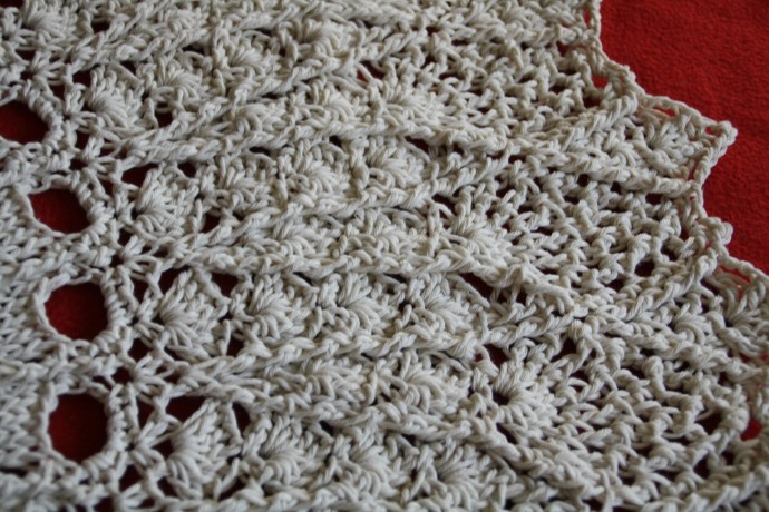 Коврик из хлопкового шнура крючком Коврик из хлопкового шнура крючком