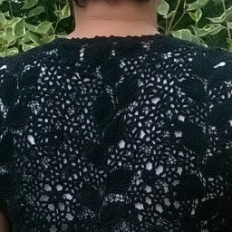 Жилет. Ирландское вязание