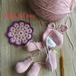 вязаный рюкзачок