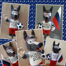 Мастер класс .Волк "Забивака" Талисман чемпионата мира по футболу 2018