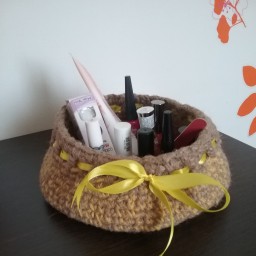 Корзинка из джута