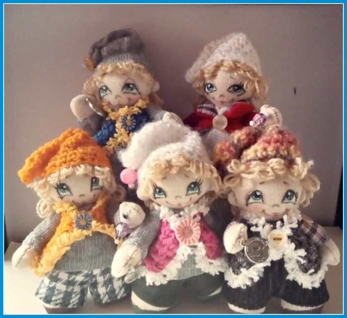 Мои игрушки, сделанные в разной технике Мои игрушки, сделанные в разной технике