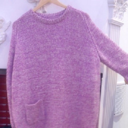 Джемпер-оверсайз 50-60 размеры