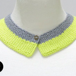 Воротничок крючком.
