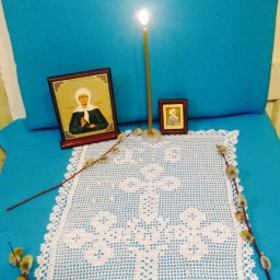 Пасхальная салфетка крючком