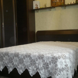 покрывало крючком "Звезды"