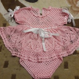 платье-боди для девочки крючком