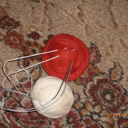 Гольфы на спицах "Славянский оберег".