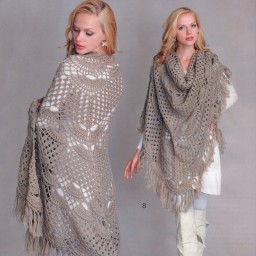 Еще одна шаль крючком