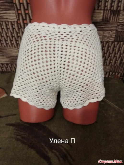 Шорты и туника крючком из хлопка ализе белла Шорты и туника крючком из хлопка ализе белла