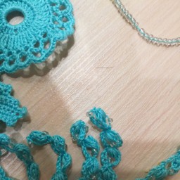 Заготовка для блузы в технике "Ирландское кружево"