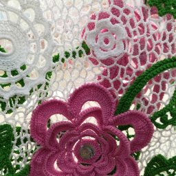 Летнее платье-сарафан в технике -ирландское кружево