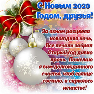 С НОВЫМ  ГОДОМ!
