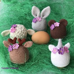 Пасхальный декор. Шапочки для яиц.