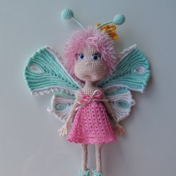 Интерьерная игрушка Бабочка - Капустница.