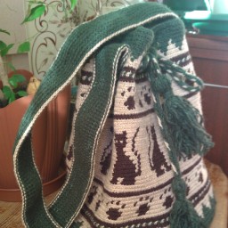Сумка - торба " Тихая поступь"