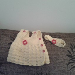 сарафан и повязка на голову для внучки