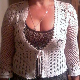 Болеро крючком.