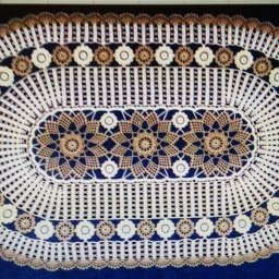 схемы к овальной салфетке