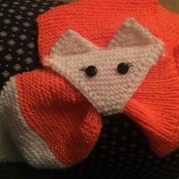 милый шарфик-лисичка