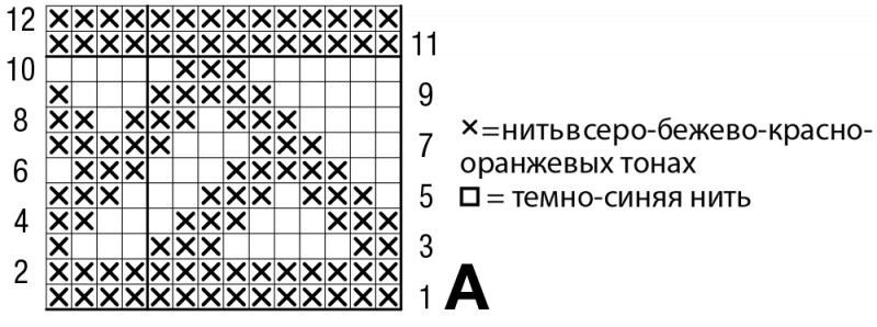 Платок с жаккардовым узором