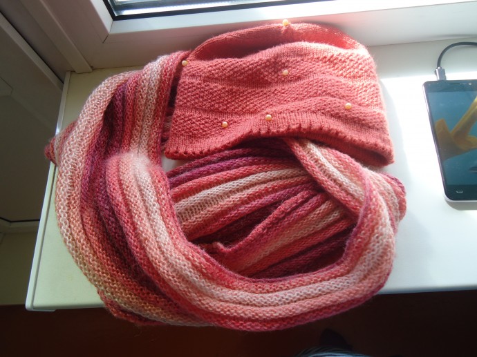 шапки, шарфы, снуды