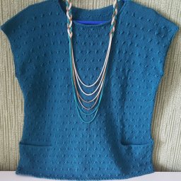 Летняя кофточка "Волны моря"