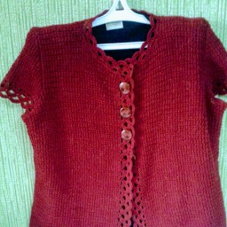 Вишнёвый жакетик