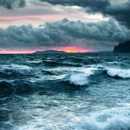 Джемпер цвета шторм