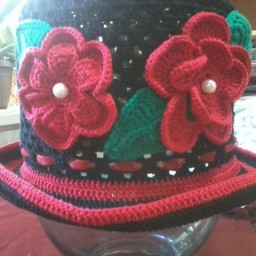 Шляпка крючком