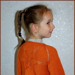 Детский кардиган"Цветок"