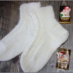 Детские носочки из альпаки