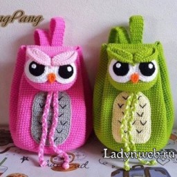 Детский рюкзачок с совами