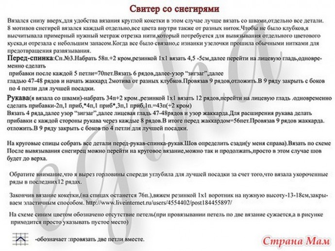 Свитер со снегирями Свитер со снегирями